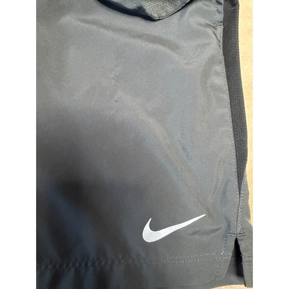 Nike‎ Dri-FIT Womens Running Shorts Grey Black Mesh 644242-060 Size Medium - Picture 9 of 10